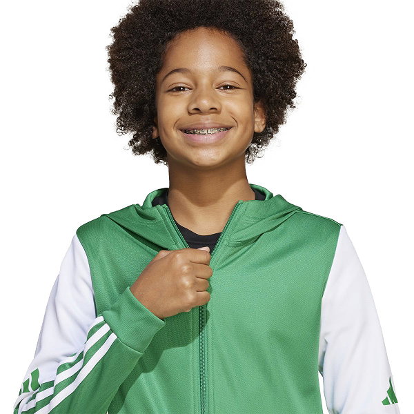 Adidas Squadra 25 Sweat À Capuche Enfants - Vert / Blanc