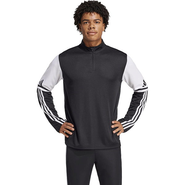 Adidas Squadra 25 Ziptop Hommes - Noir / Blanc