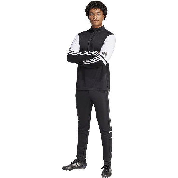 Adidas Squadra 25 Ziptop Hommes - Noir / Blanc