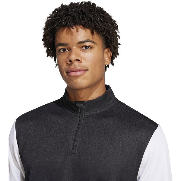 Adidas Squadra 25 Ziptop Hommes - Noir / Blanc