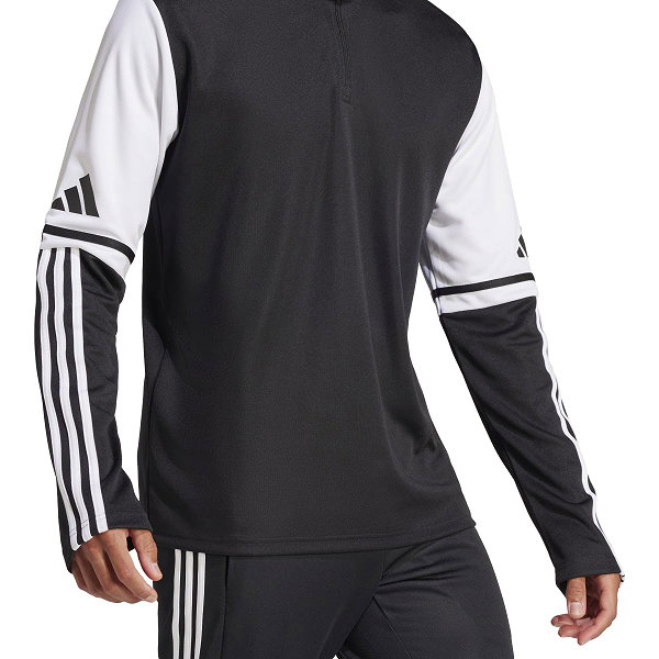 Adidas Squadra 25 Ziptop Hommes - Noir / Blanc