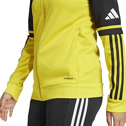 Présentation: Adidas Squadra 25 Sweat À Capuche Enfants - Jaune / Noir