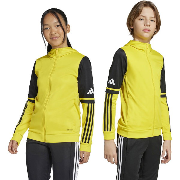 Adidas Squadra 25 Sweat À Capuche Enfants - Jaune / Noir