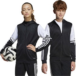 Voorvertoning: Adidas Squadra 25 Hoodie Kinderen - Zwart / Wit