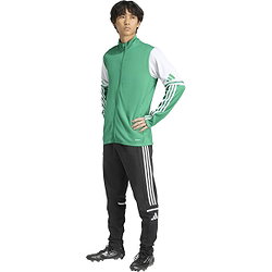 Présentation: Adidas Squadra 25 Veste D'entraînement Hommes - Vert / Blanc