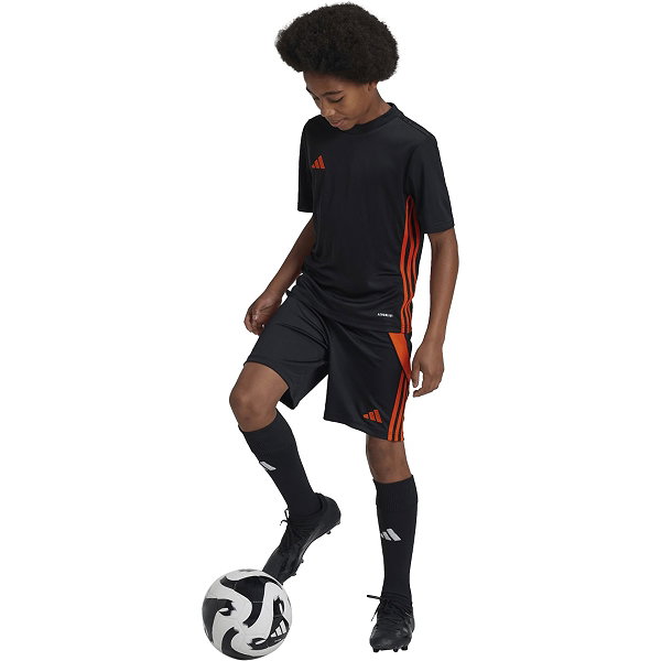 Adidas Tabela 23 Maillot Manches Courtes Enfants - Noir / Orange