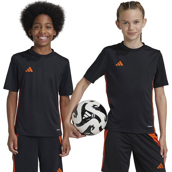 Adidas Tabela 23 Maillot Manches Courtes Enfants - Noir / Orange