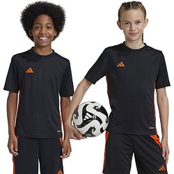 Présentation: Adidas Tabela 23 Maillot Manches Courtes Enfants - Noir / Orange