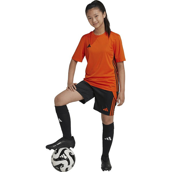 Adidas Tiro 24 Short Enfants - Noir / Orange