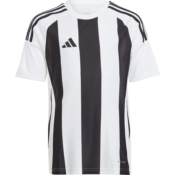 Adidas Striped 24 Trikot Kurzarm Kinder - Marine / Weiß
