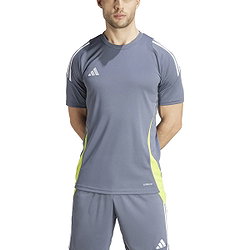 Vorschau: Adidas Tiro 24 T-Shirt Herren - Grau / Neongelb