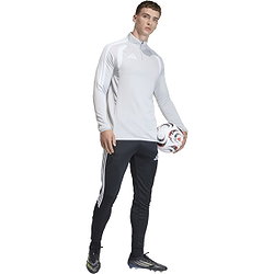 Présentation: Adidas Tiro 26 League Ziptop Hommes - Gris / Blanc