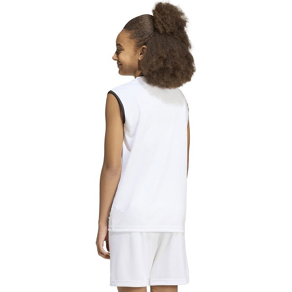 Adidas Entrada 26 Tanktop Kinderen - Wit / Zwart