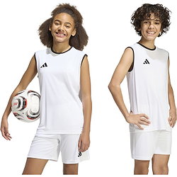 Voorvertoning: Adidas Entrada 26 Tanktop Kinderen - Wit / Zwart