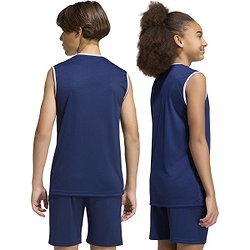 Vorschau: Adidas Entrada 26 Tanktop Kinder - Marine / Weiß