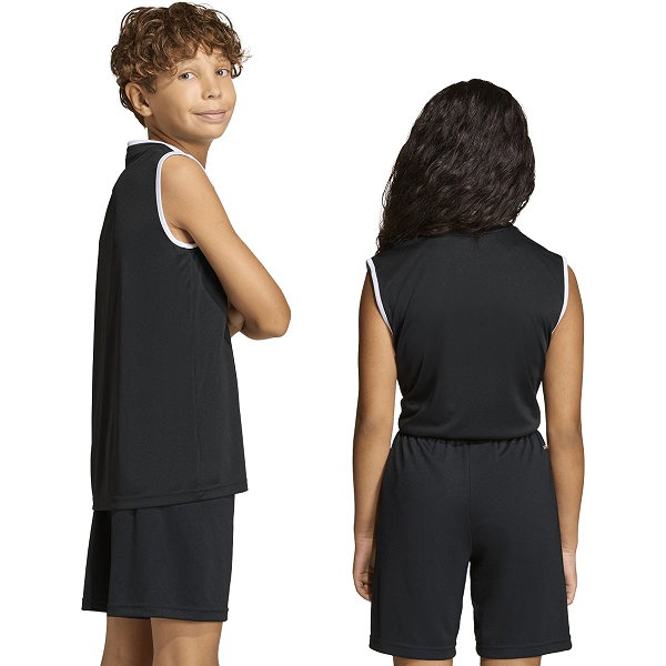 Adidas Entrada 26 Tanktop Kinder - Schwarz / Weiß