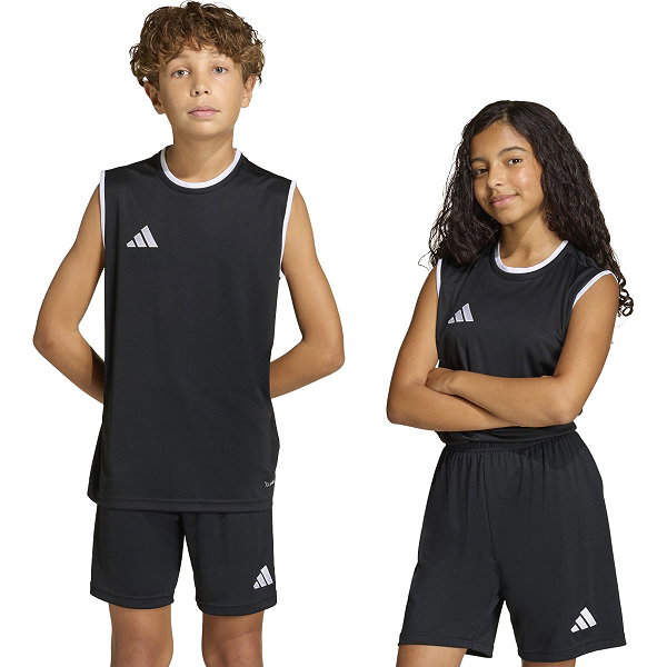 Adidas Entrada 26 Tanktop Kinder - Schwarz / Weiß