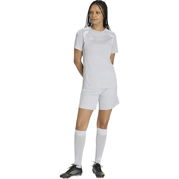 Adidas Tiro 26 Short Dames - Grijs / Wit