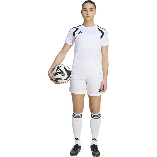 Adidas Tiro 26 Short Dames - Wit / Zwart