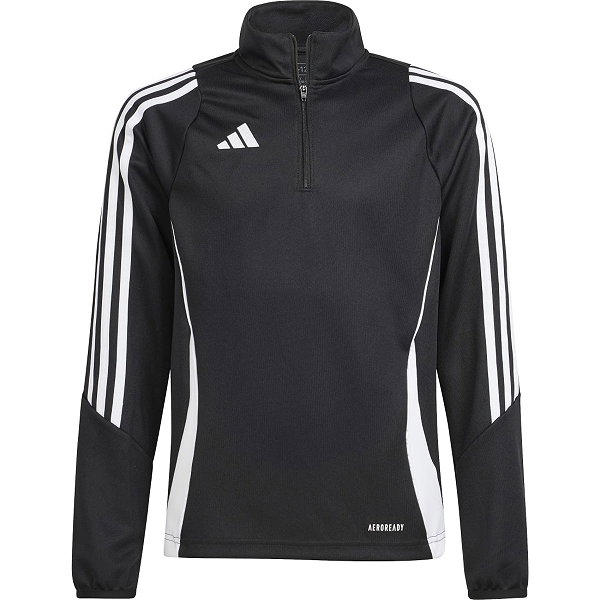 Adidas Tiro 24 Ziptop Enfants - Noir / Blanc