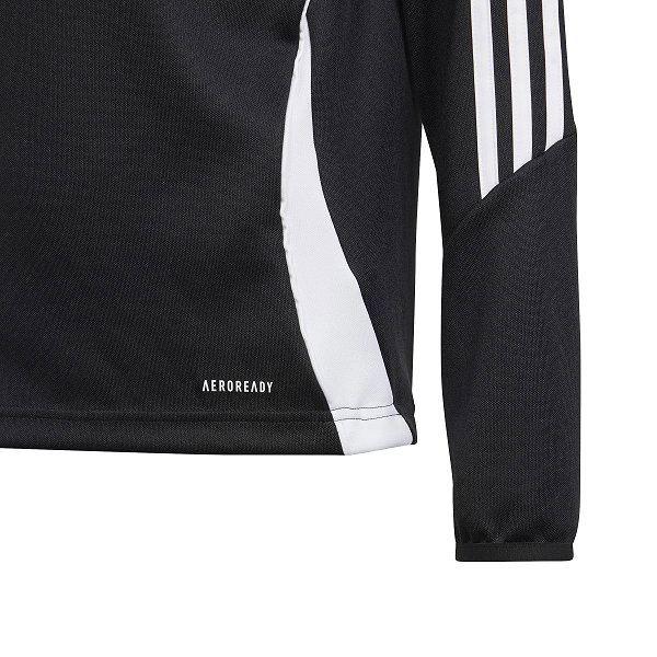 Adidas Tiro 24 Ziptop Enfants - Noir / Blanc