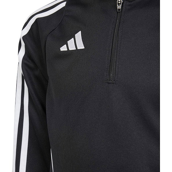 Adidas Tiro 24 Ziptop Enfants - Noir / Blanc