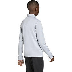 Présentation: Adidas Entrada 26 Ziptop Enfants - Gris / Blanc