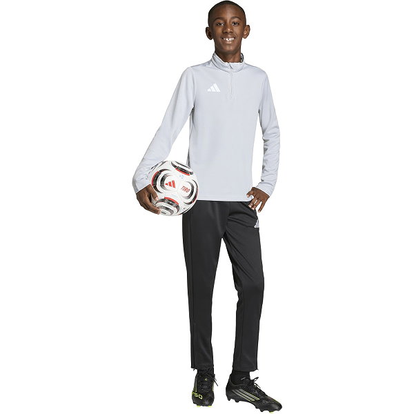 Adidas Entrada 26 Ziptop Enfants - Gris / Blanc