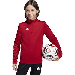 Présentation: Adidas Entrada 26 Ziptop Enfants - Rouge / Blanc