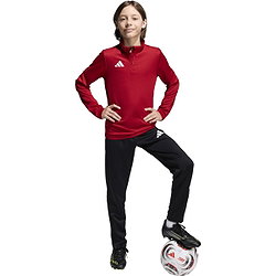 Présentation: Adidas Entrada 26 Ziptop Enfants - Rouge / Blanc