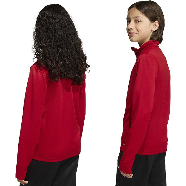 Adidas Entrada 26 Ziptop Enfants - Rouge / Blanc