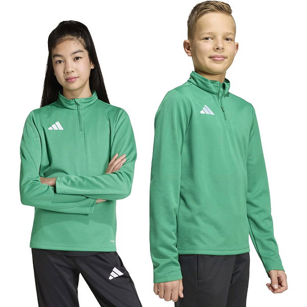 Adidas Entrada 26 Ziptop Kinder - Grün / Weiß