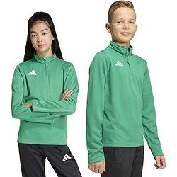 Vorschau: Adidas Entrada 26 Ziptop Kinder - Grün / Weiß