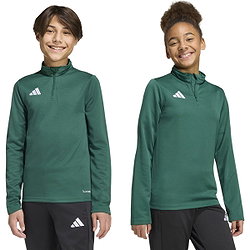 Vorschau: Adidas Entrada 26 Ziptop Kinder - Dunkelgrün