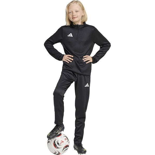 Adidas Entrada 26 Ziptop Enfants - Noir / Blanc