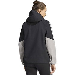 Présentation: Adidas Tiro 26 Veste De Pluie Femmes - Noir / Blanc / Gris