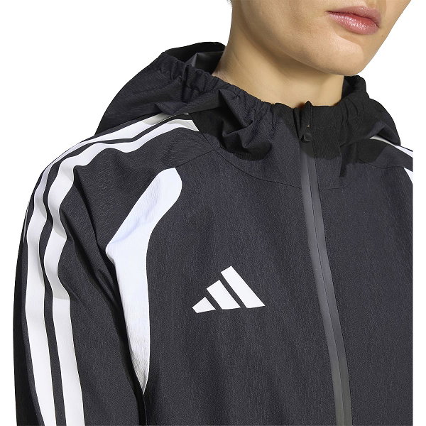 Adidas Tiro 26 Veste De Pluie Femmes - Noir / Blanc / Gris