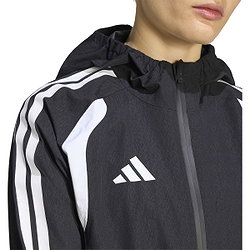 Présentation: Adidas Tiro 26 Veste De Pluie Femmes - Noir / Blanc / Gris