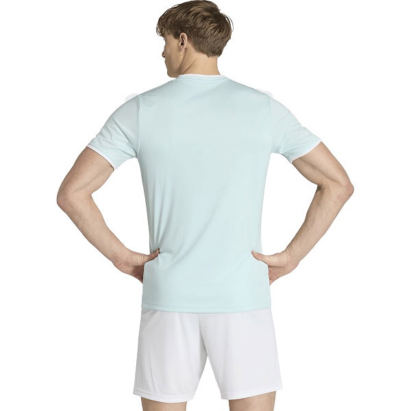 Adidas Entrada 26 Maillot Manches Courtes Hommes - Menthe / Blanc