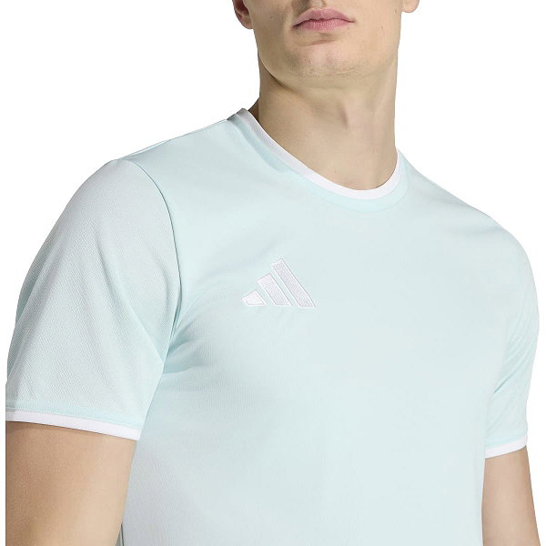 Adidas Entrada 26 Maillot Manches Courtes Hommes - Menthe / Blanc