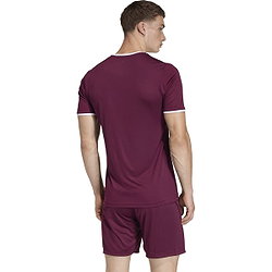 Voorvertoning: Adidas Entrada 26 Shirt Korte Mouw Heren - Bordeaux / Wit