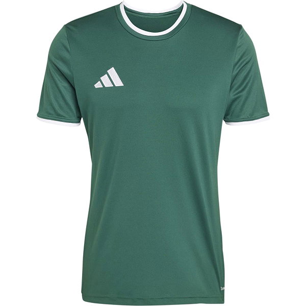 Adidas Entrada 26 Maillot Manches Courtes Hommes - Vert Foncé / Blanc