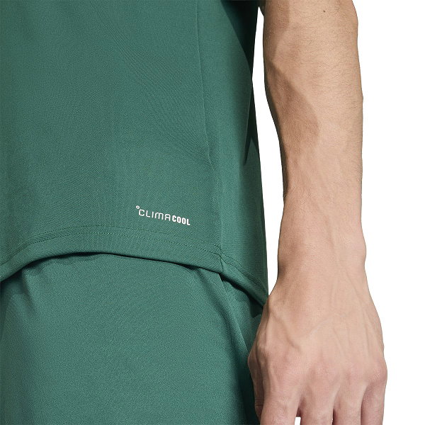 Adidas Entrada 26 Maillot Manches Courtes Hommes - Vert Foncé / Blanc
