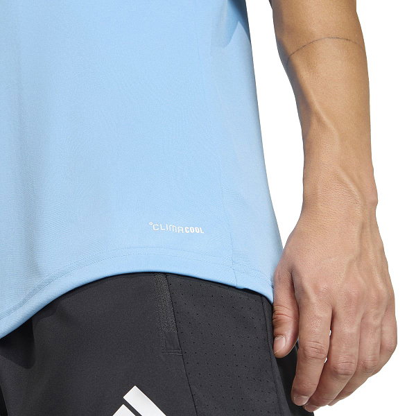 Adidas Entrada 26 Maillot Manches Courtes Hommes - Bleu Ciel / Blanc