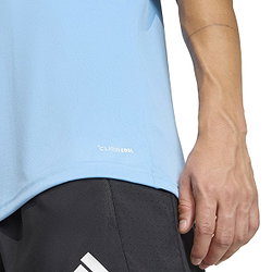 Présentation: Adidas Entrada 26 Maillot Manches Courtes Hommes - Bleu Ciel / Blanc