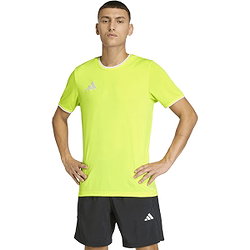 Voorvertoning: Adidas Entrada 26 Shirt Korte Mouw Heren - Fluogeel / Wit