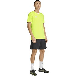 Voorvertoning: Adidas Entrada 26 Shirt Korte Mouw Heren - Fluogeel / Wit