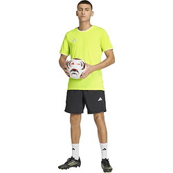 Voorvertoning: Adidas Entrada 26 Shirt Korte Mouw Heren - Fluogeel / Wit