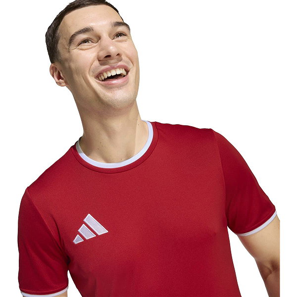 Adidas Entrada 26 Trikot Kurzarm Herren - Rot / Weiß