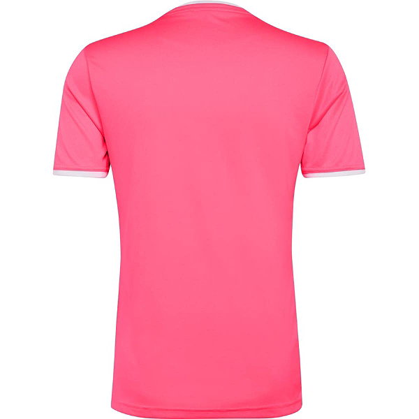 Adidas Entrada 26 Shirt Korte Mouw Heren - Roze / Wit